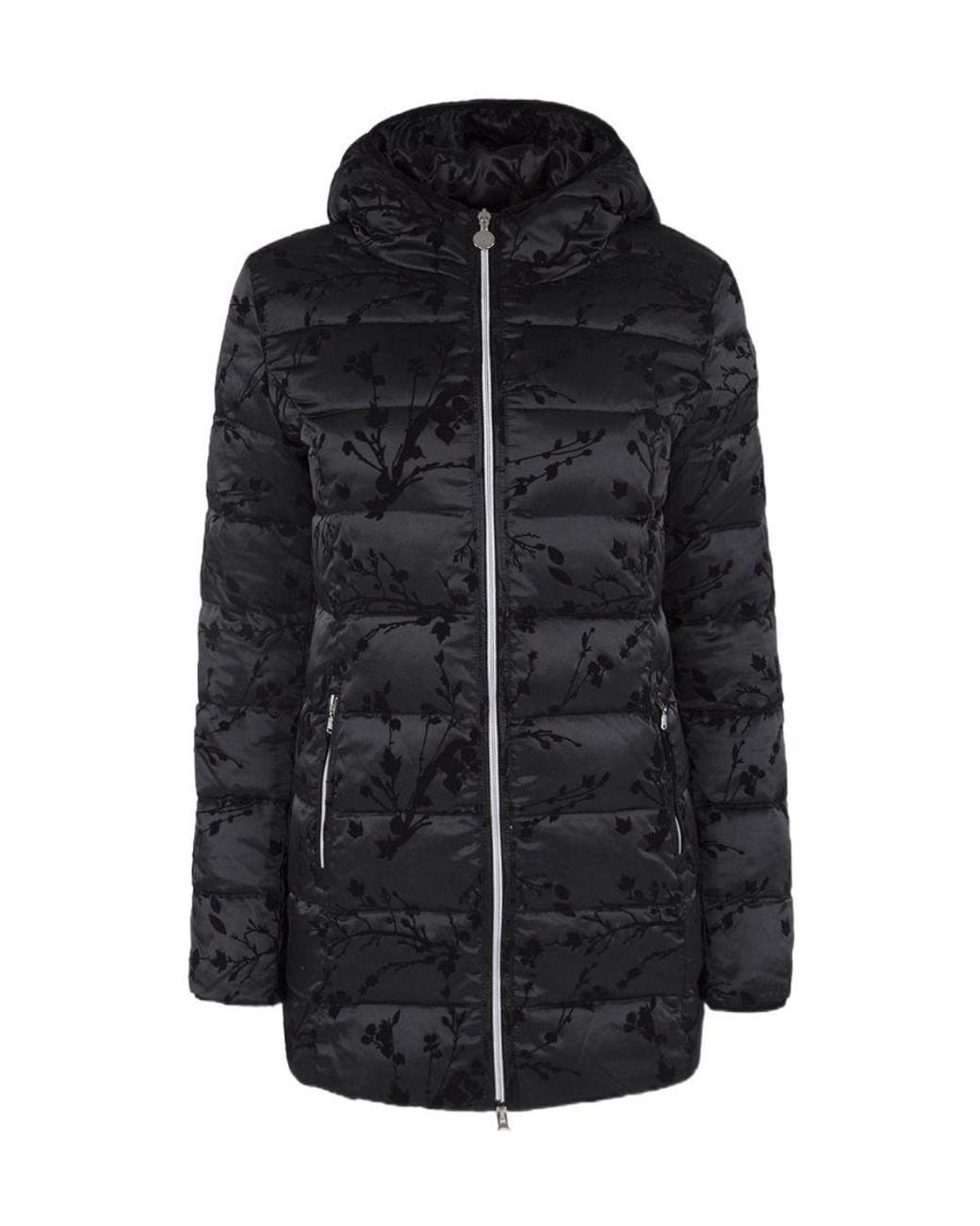 EA7 Black Logo Patch Down Jacket