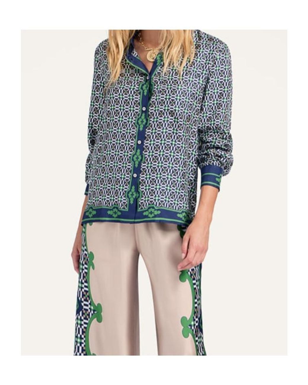 LaDoubleJ Blue Boy Silk Shirt