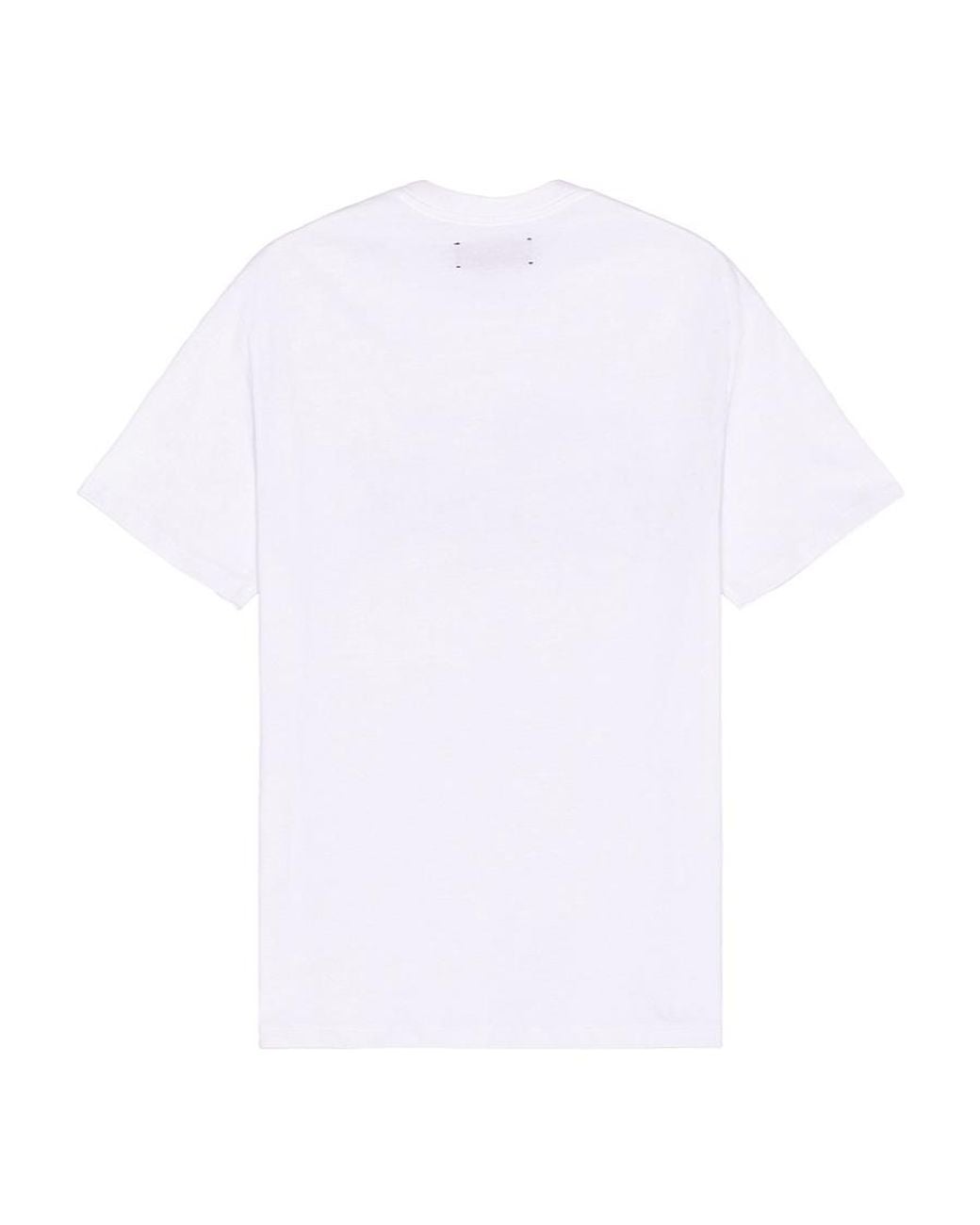 Amiri White Pegasus Script Logo Cotton T-Shirt for men