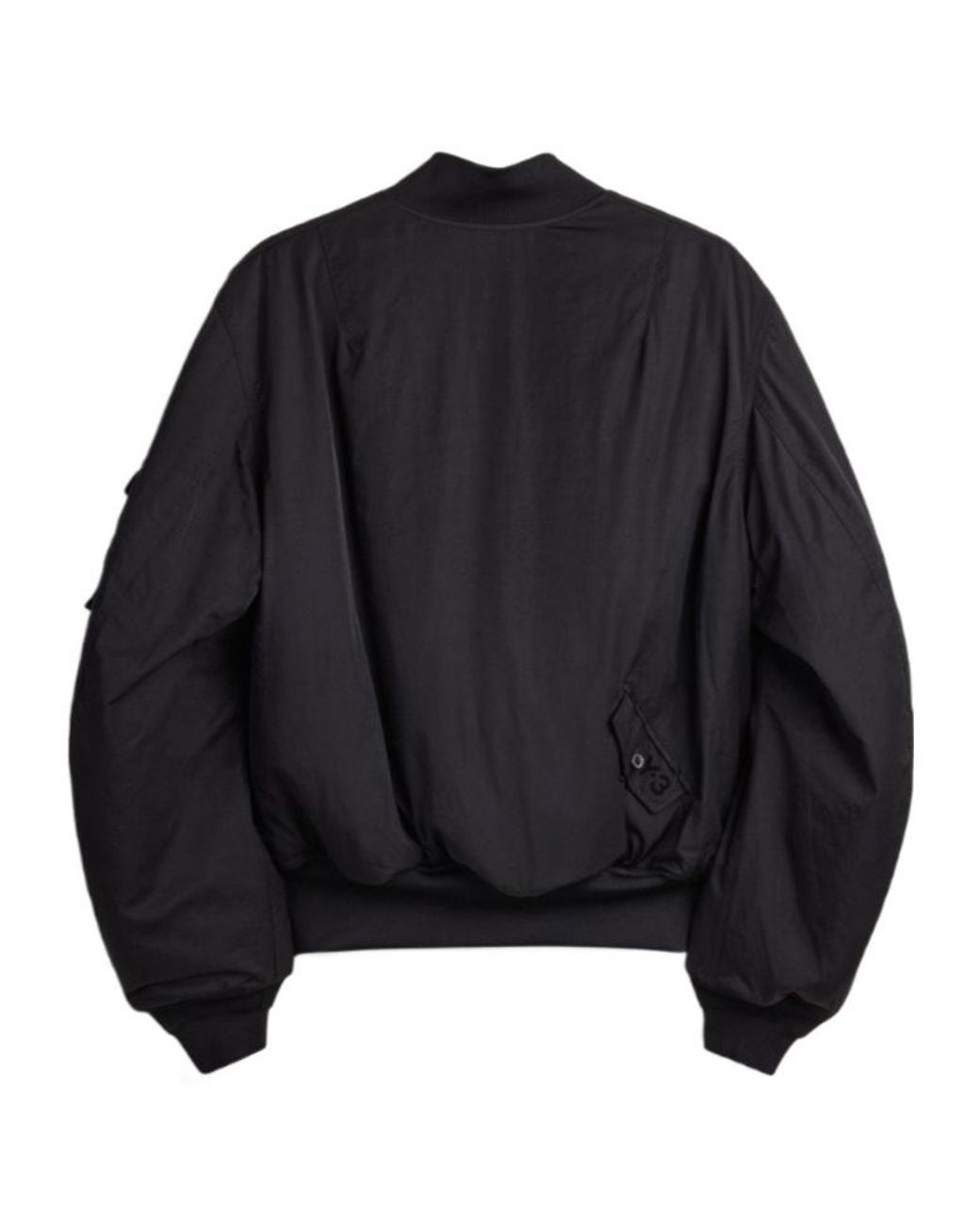 Y-3 Blue Pocket Detail Bomber Jacket for men