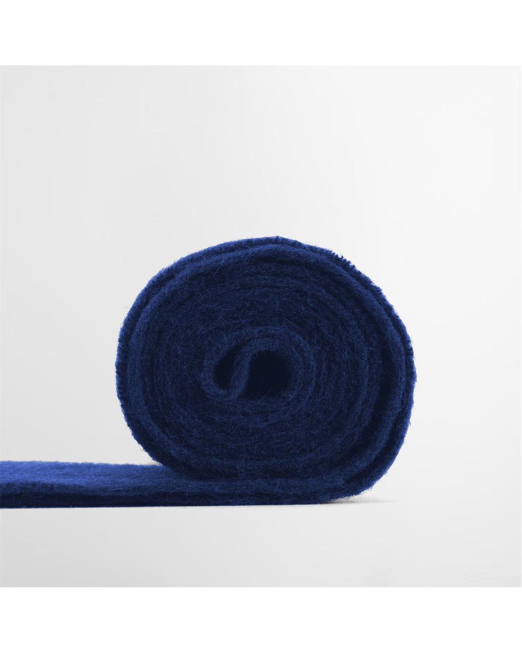 Barbour Blue Solid Color Wool Scarf for men