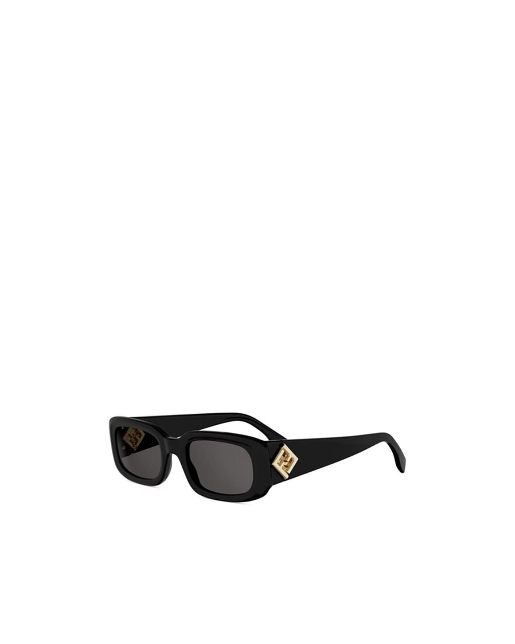 Fendi Black Eyewear Ff Diamonds Sunglasses