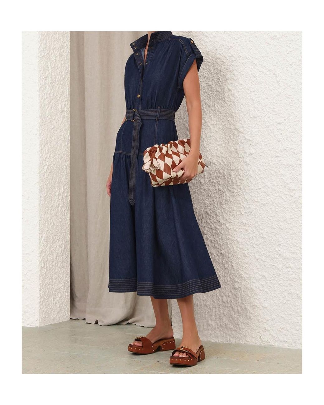 Zimmermann Blue Midi Denim Dress