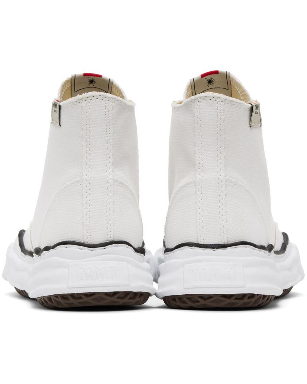 Maison Mihara Yasuhiro White Peterson High-Top Sneakers for men