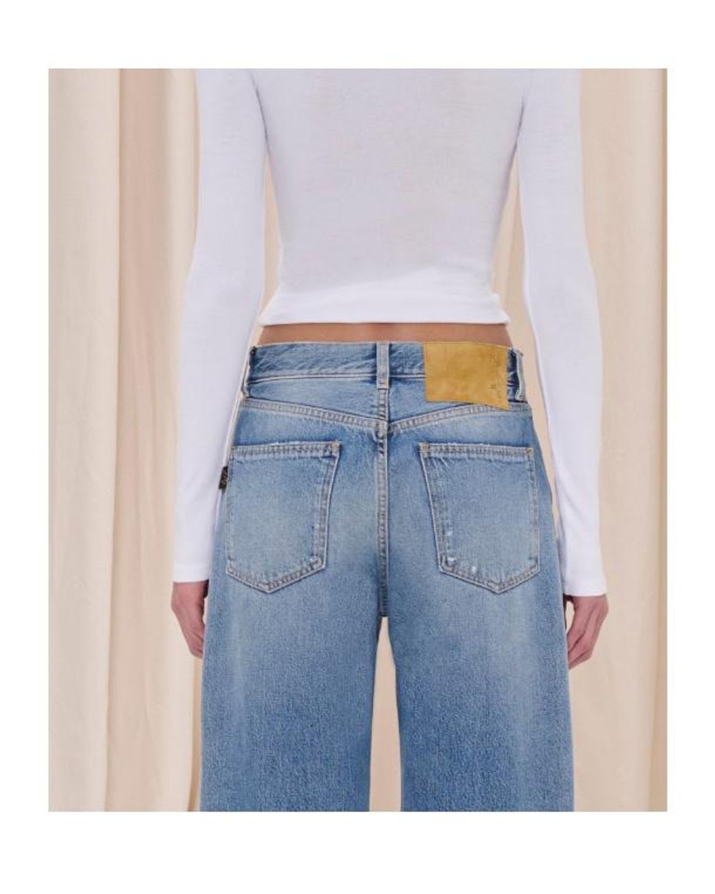 Haikure Blue Wide-Leg Jeans