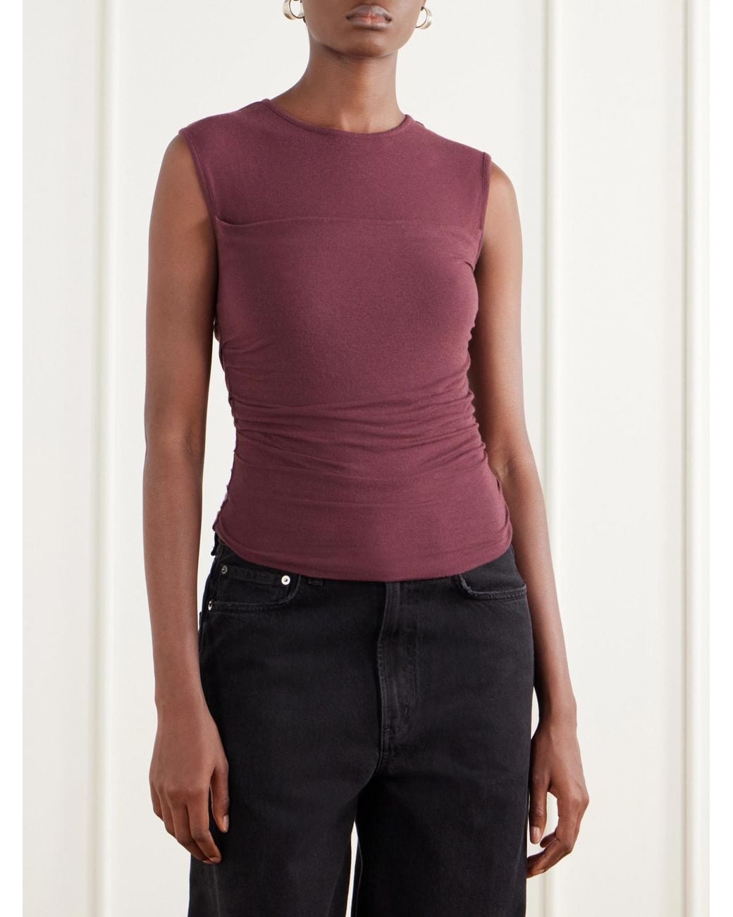 Agolde Purple Minimalist Vest