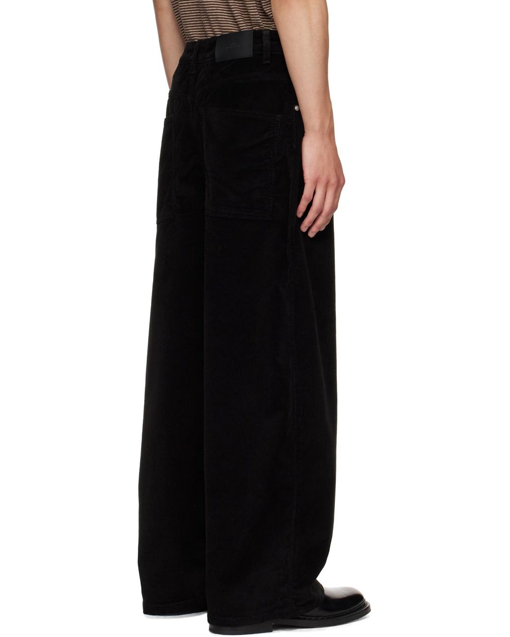 Studio Nicholson Black Paolo Wide-Leg Jeans for men