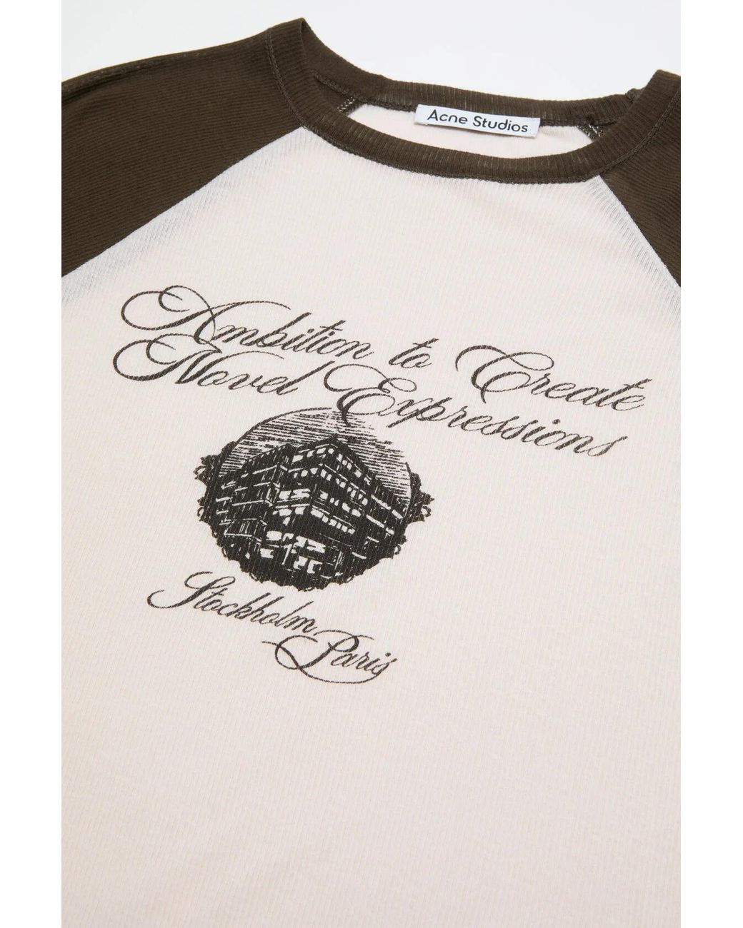Acne Natural Jersey T-Shirt