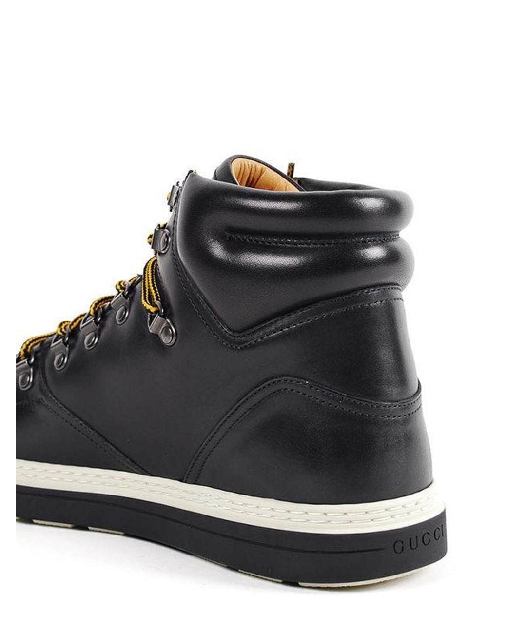 Gucci Black Logo And Ankle Boots for men