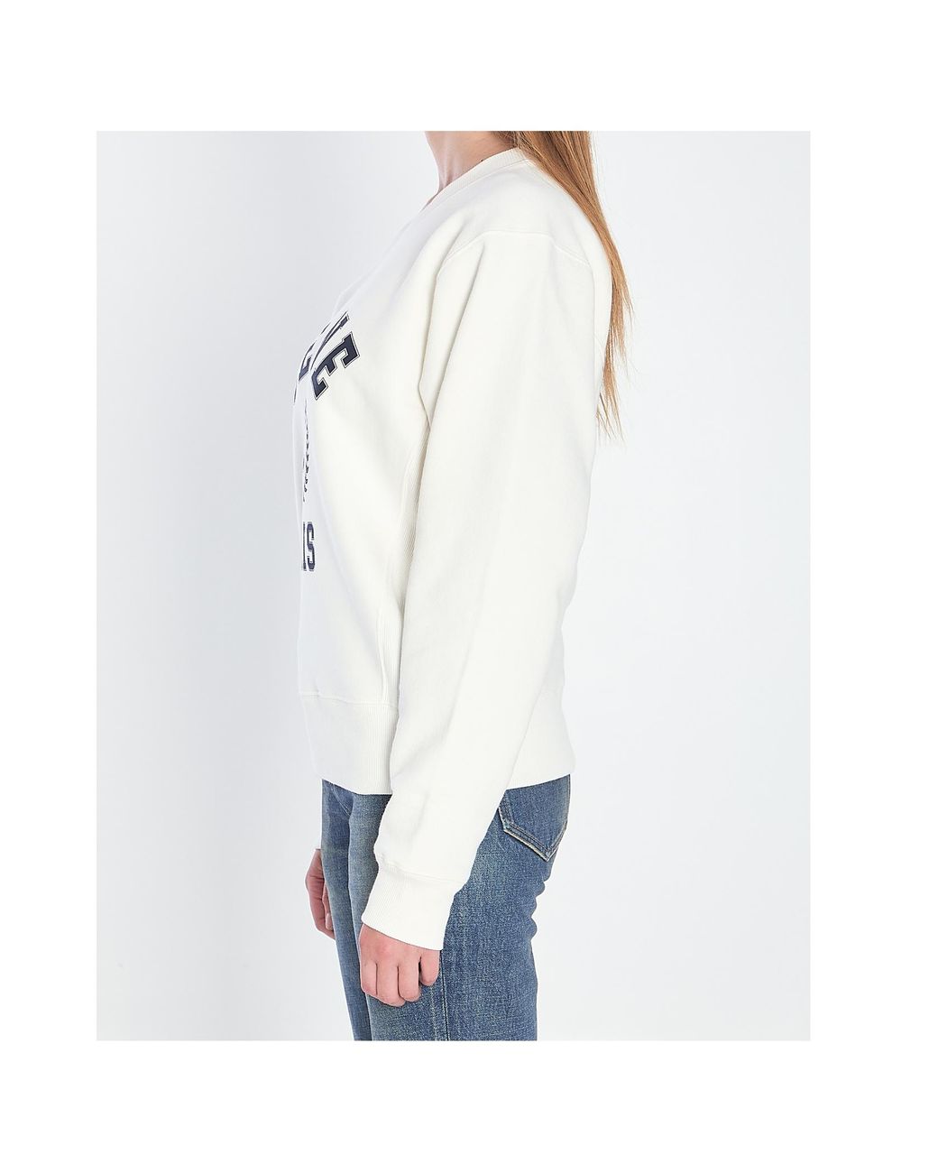 Céline White University Sweatshirt