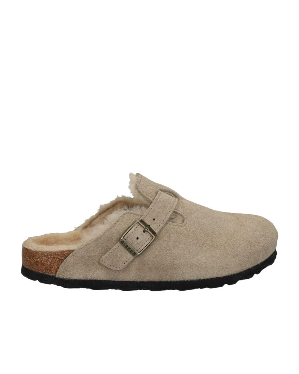 Birkenstock Gray Round Head Muller Shoes