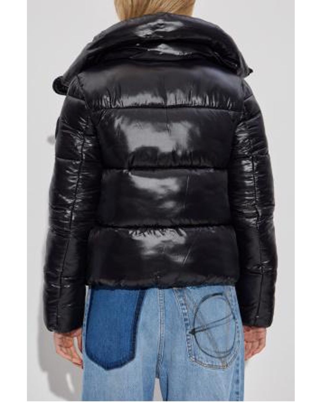 Save The Duck Black Isla Hooded Down Jacket