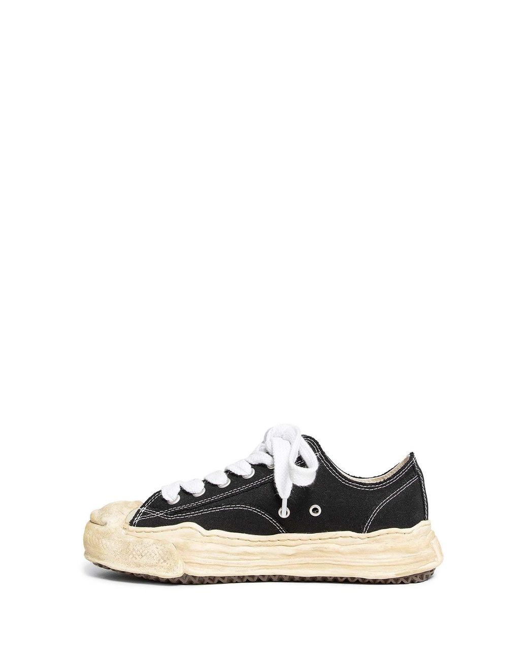 Maison Mihara Yasuhiro Black Hank Low-Top Sneakers for men