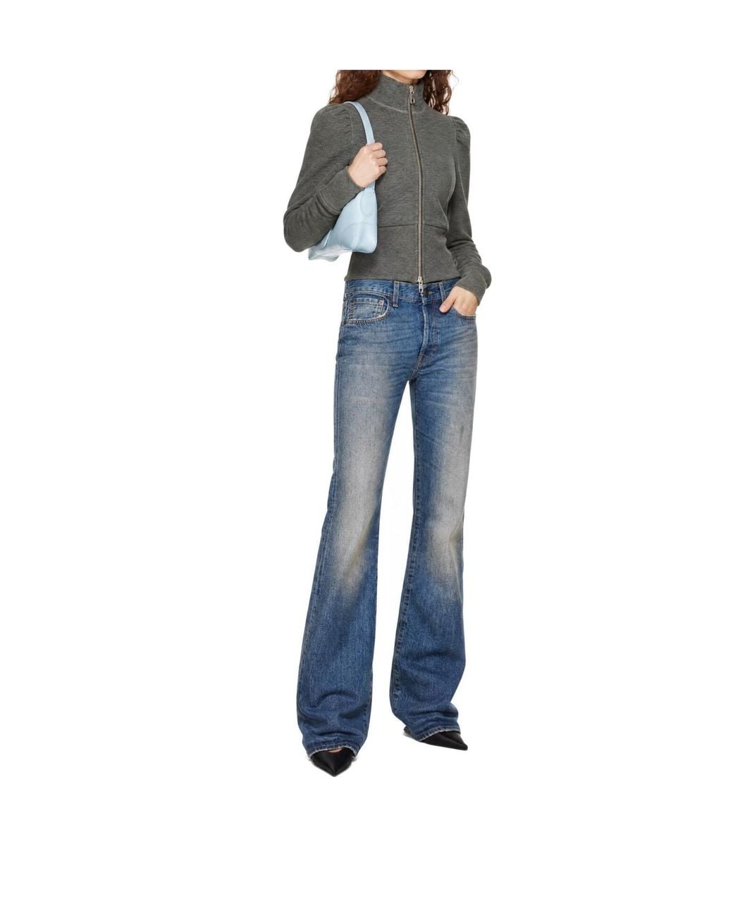 KNWLS Gray Zip-Up Jacket