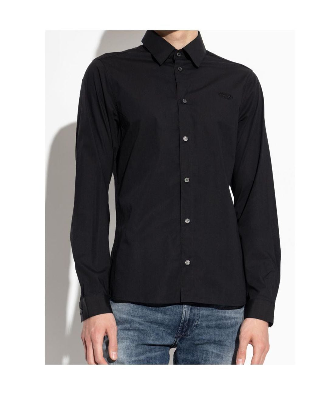 DIESEL Blue Skinny Epcl Slim Fit Shirt for men
