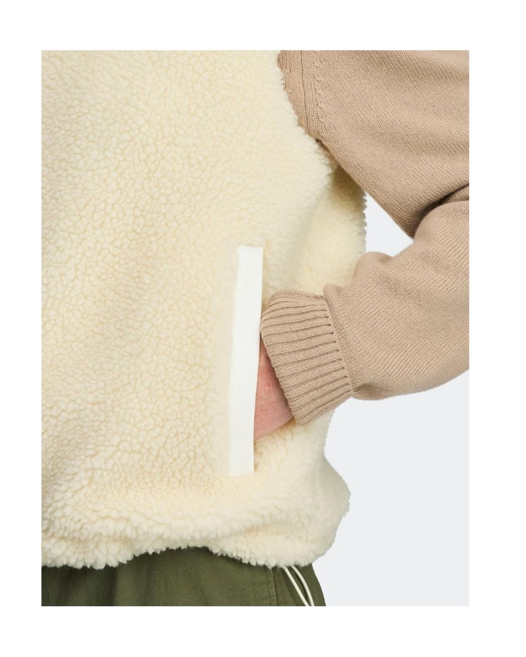 Canada Goose White Soren Fleece Vest