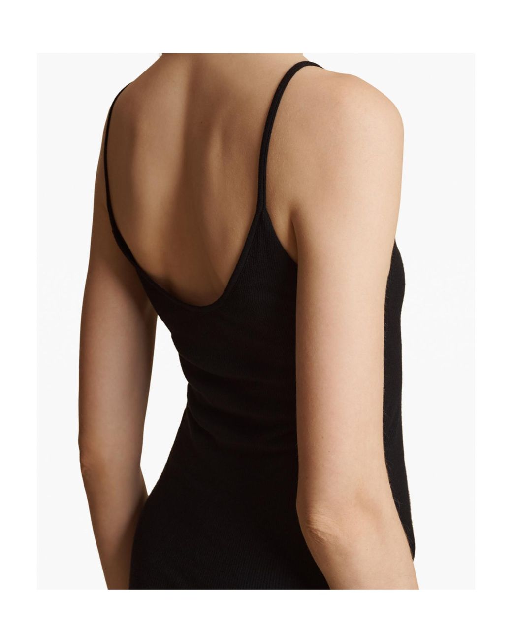 Khaite Black Round-Neck Jersey Dress