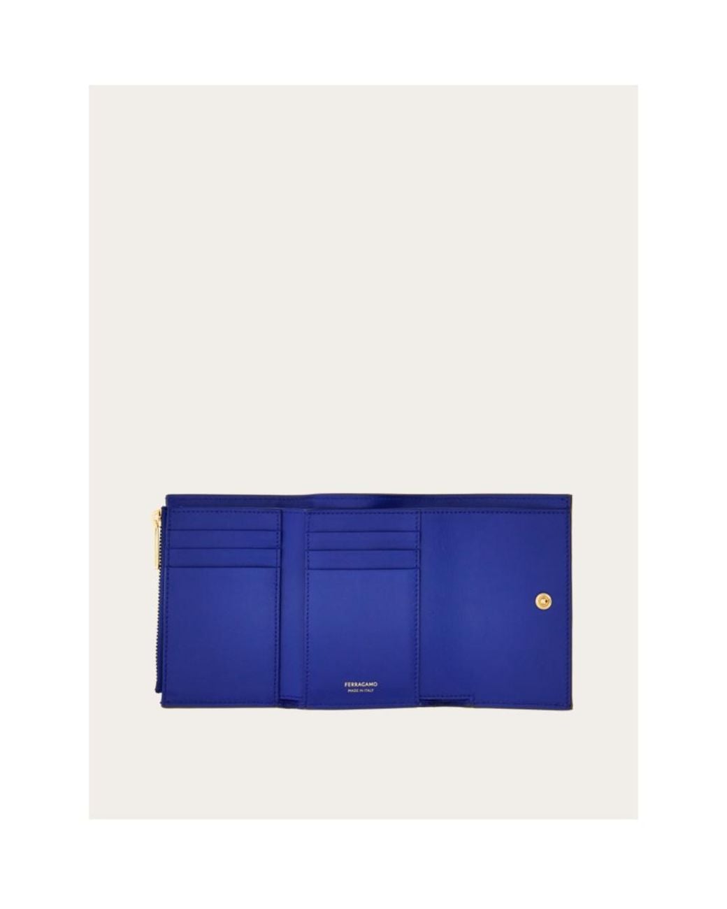 Ferragamo Brown Hug Two-Tone Wallet