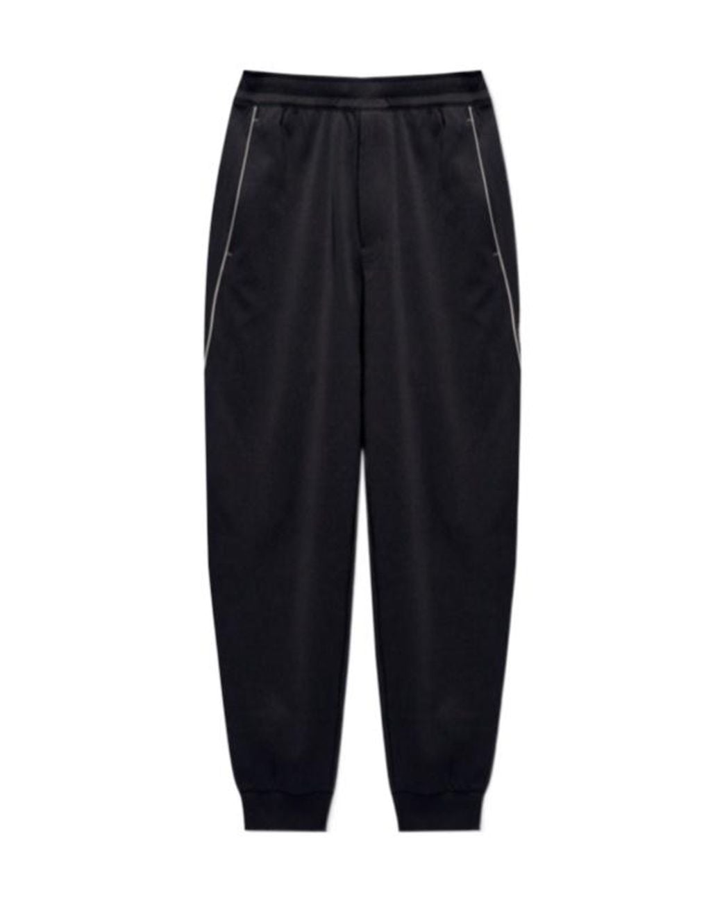 Y-3 Black Superstar Tapered Track Pants for men