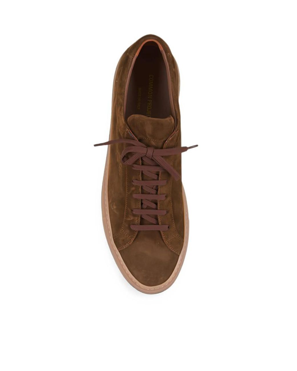 Common Projects Brown Flat Low-Top Casual Shoes for men