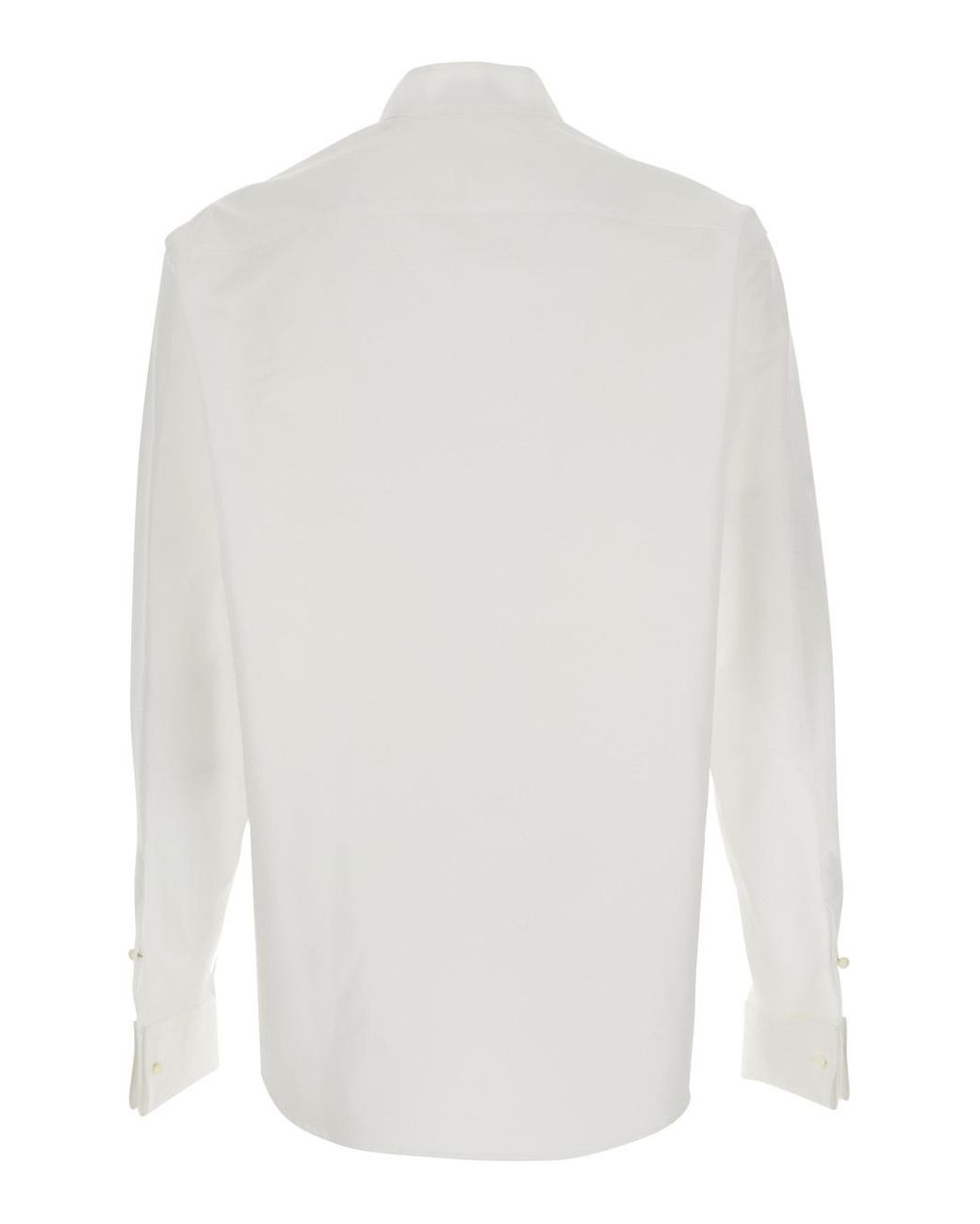 Emporio Armani White Long-Sleeved Shirt for men