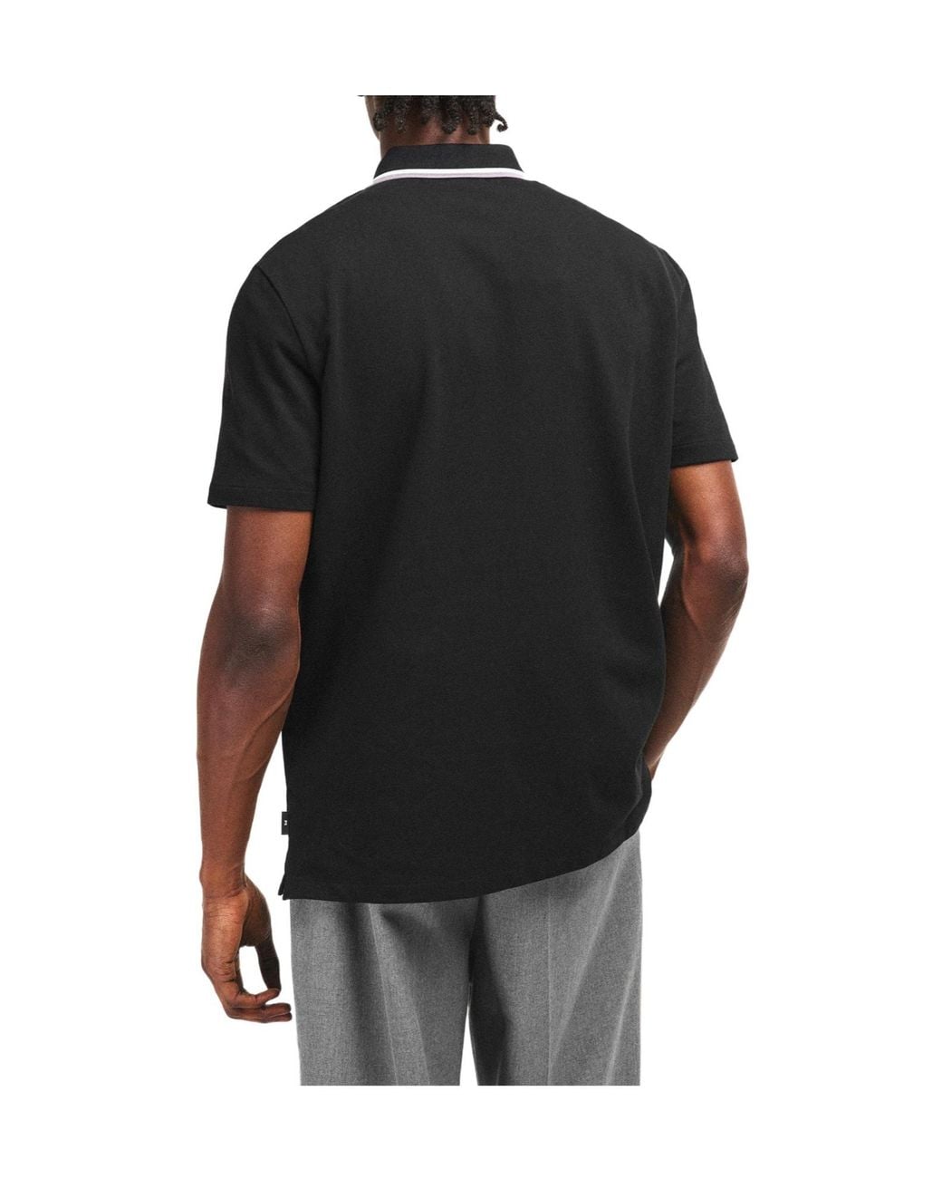Paul Smith Black Shortsleeve Polo for men