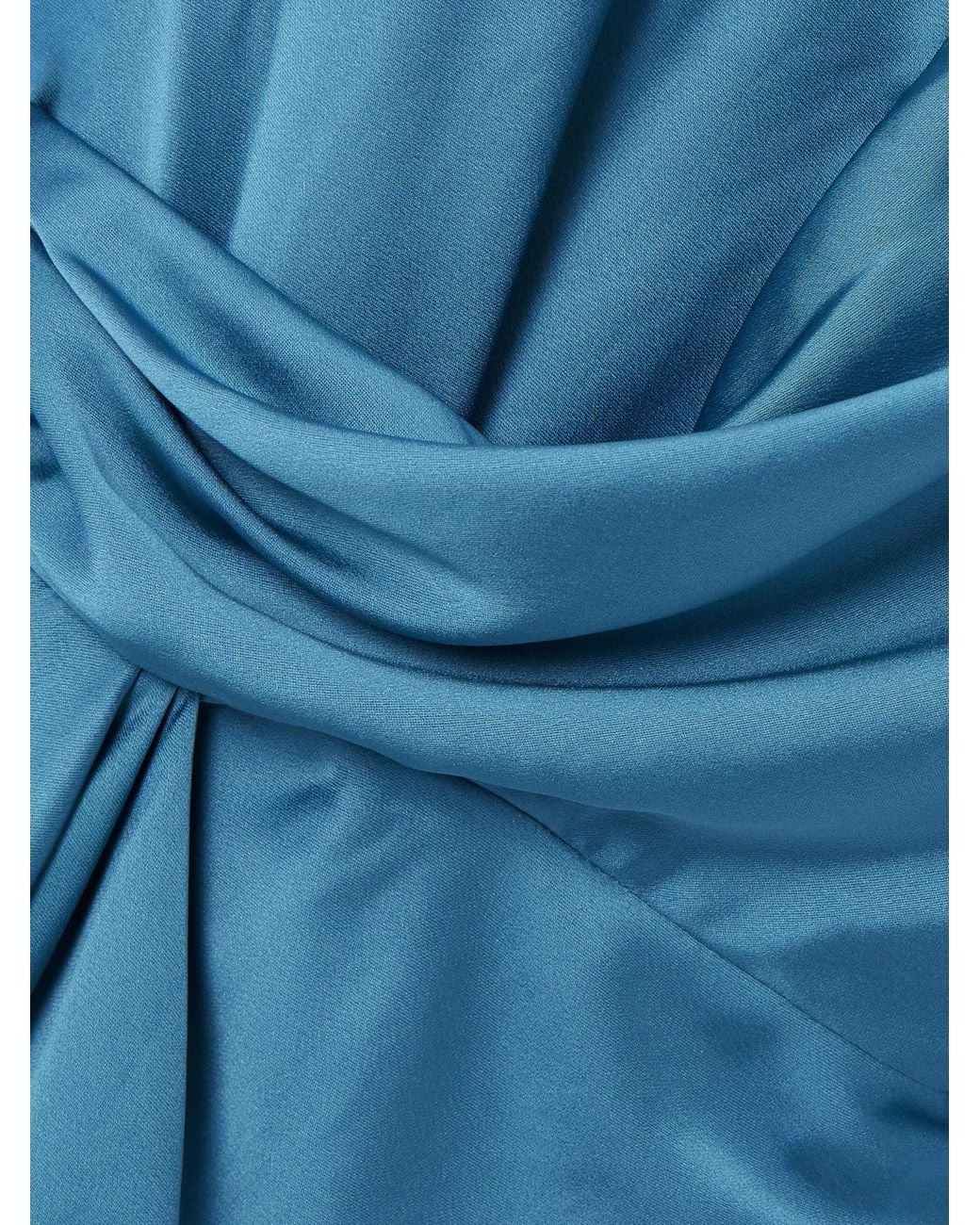 Jonathan Simkhai Blue Satin Dress