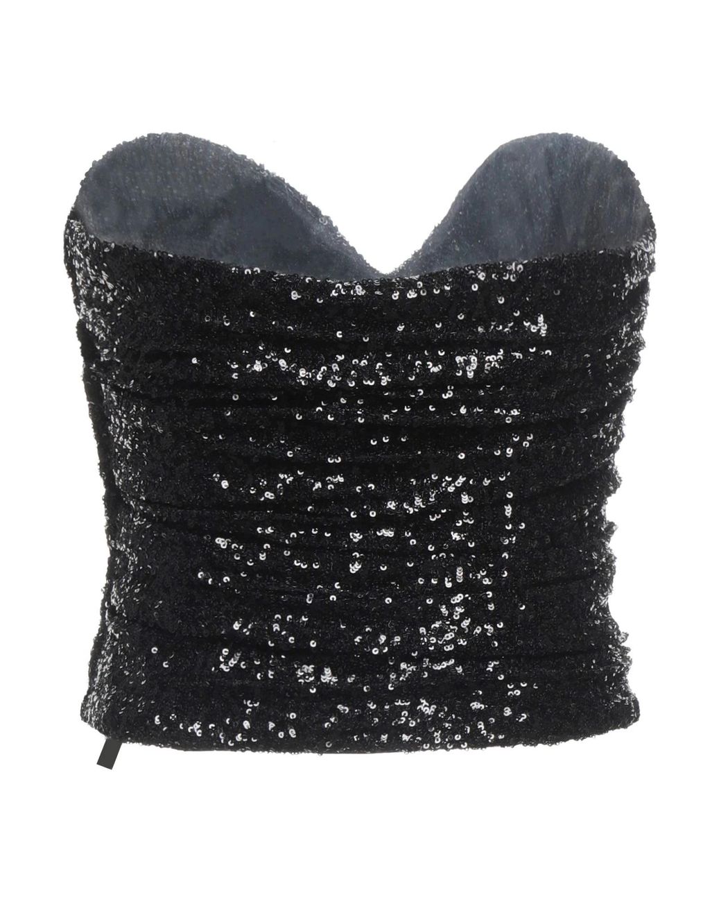 Saint Laurent Black Sleeveless Tulle Top