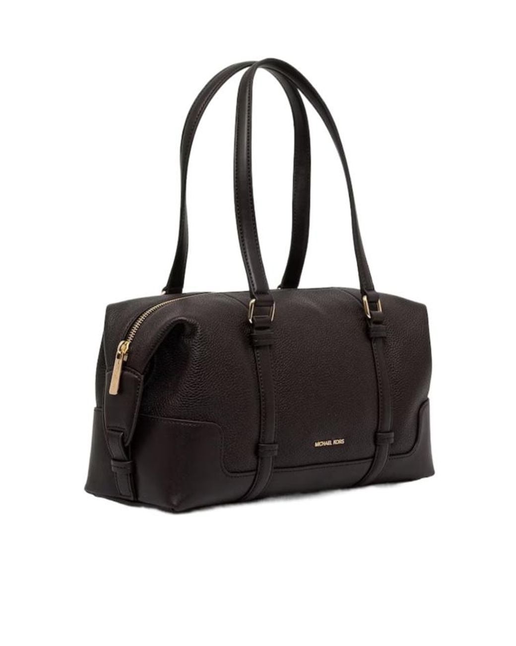 Michael Kors Black Teddi Large Textured Shoulder Bag