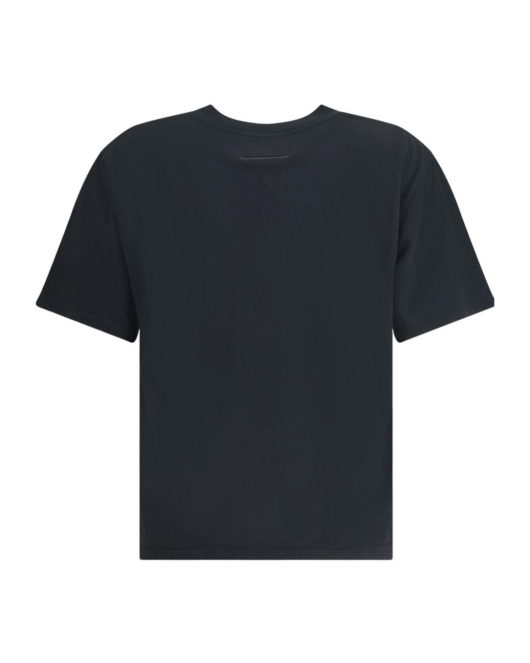 MM6 by Maison Margiela Black Numeric Signature Crewneck T-Shirt