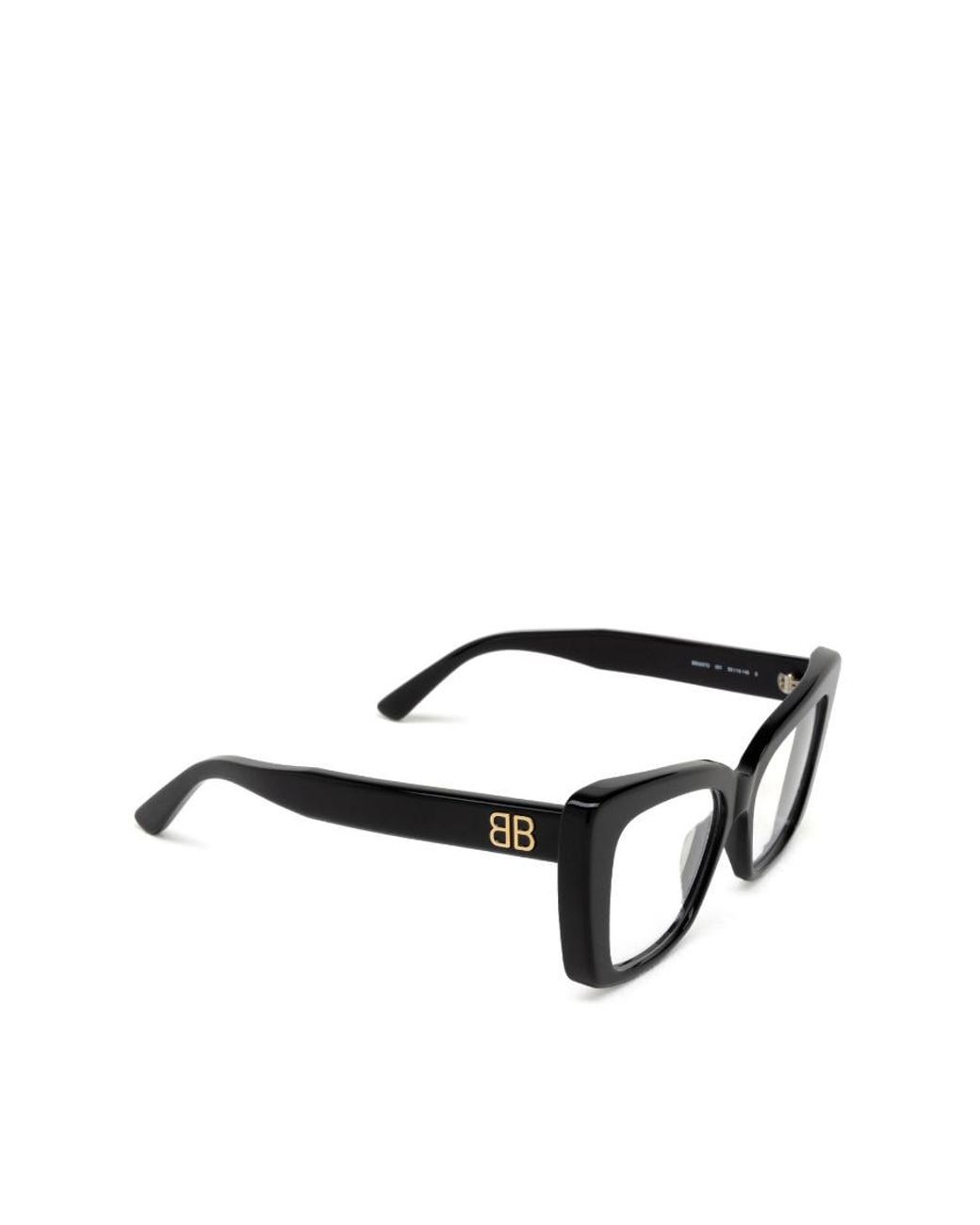 Balenciaga White Eyewear Butterfly Frame Glasses