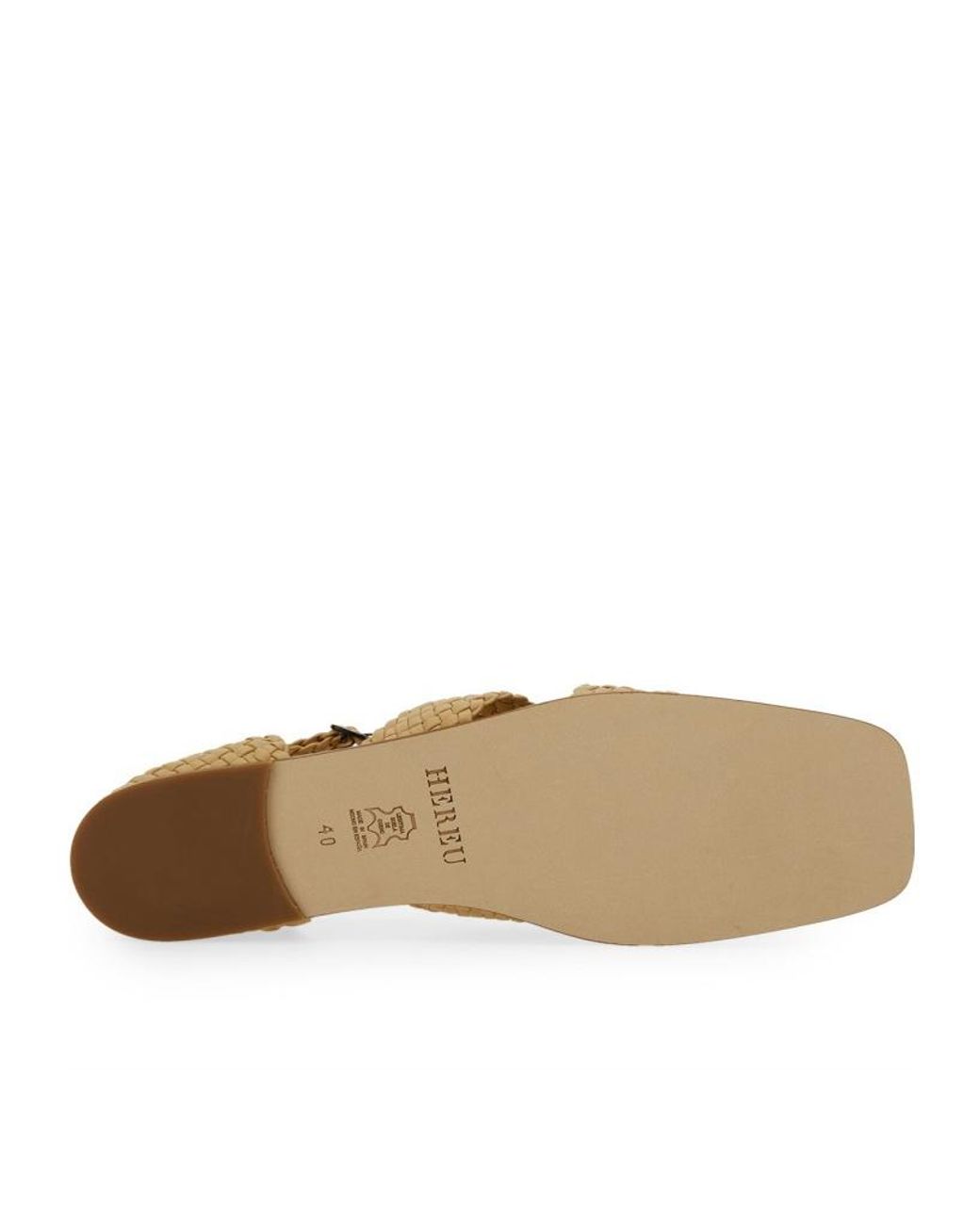 Hereu Brown Serra Interwoven Slippers