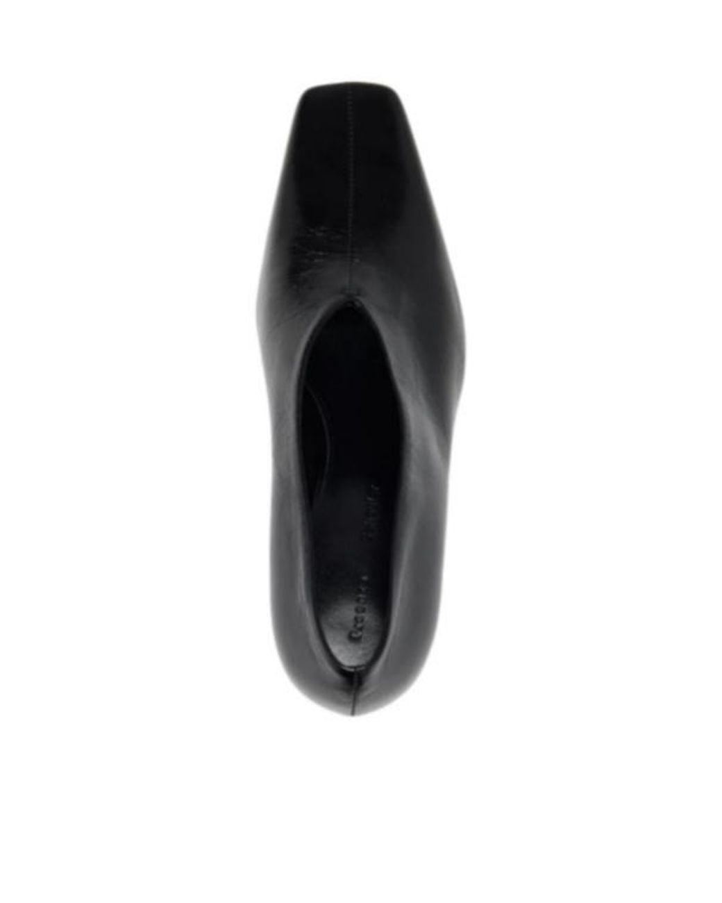 Proenza Schouler Black Trap Square-Toe Pumps