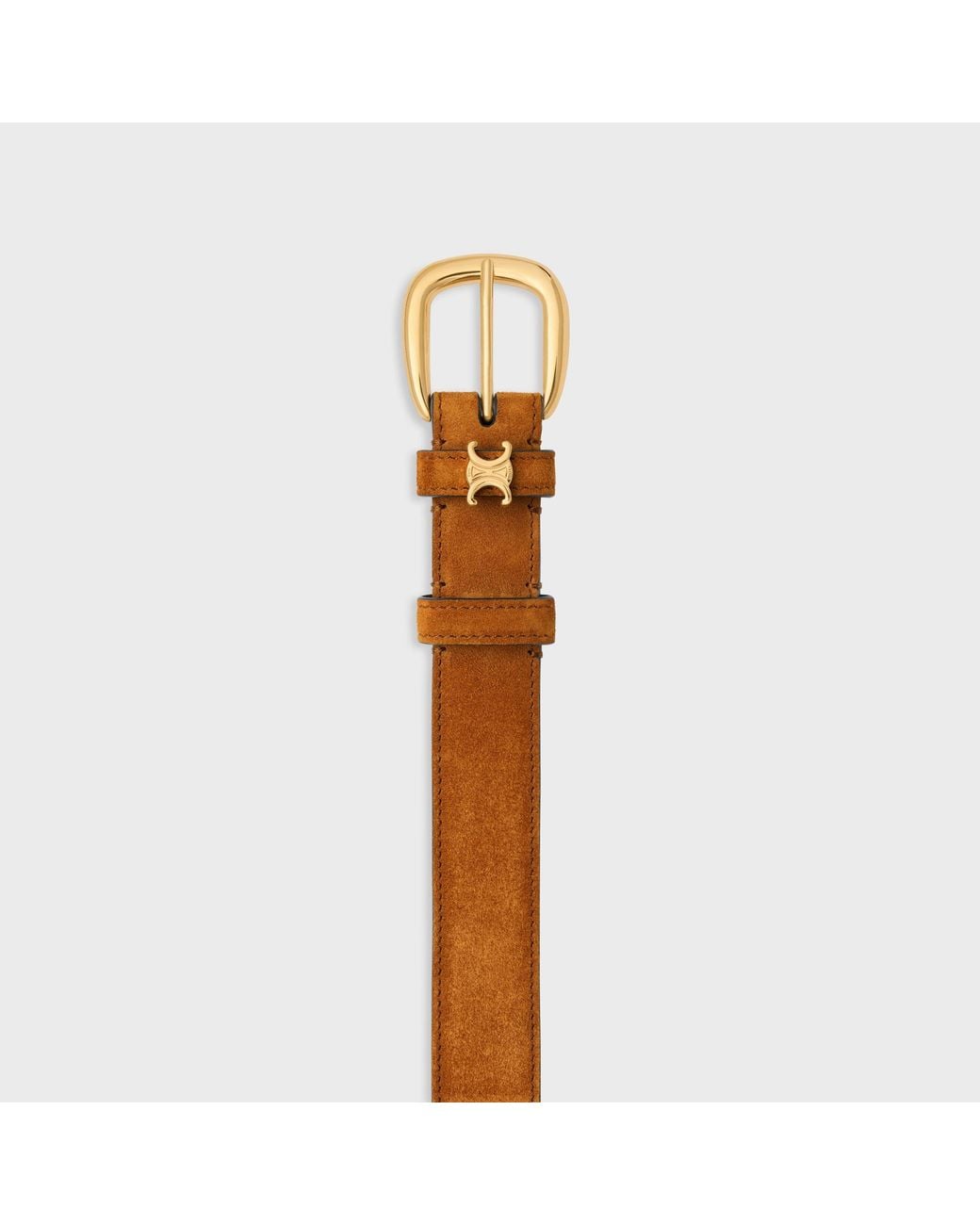 Céline White Vivienne Belt 25Mm