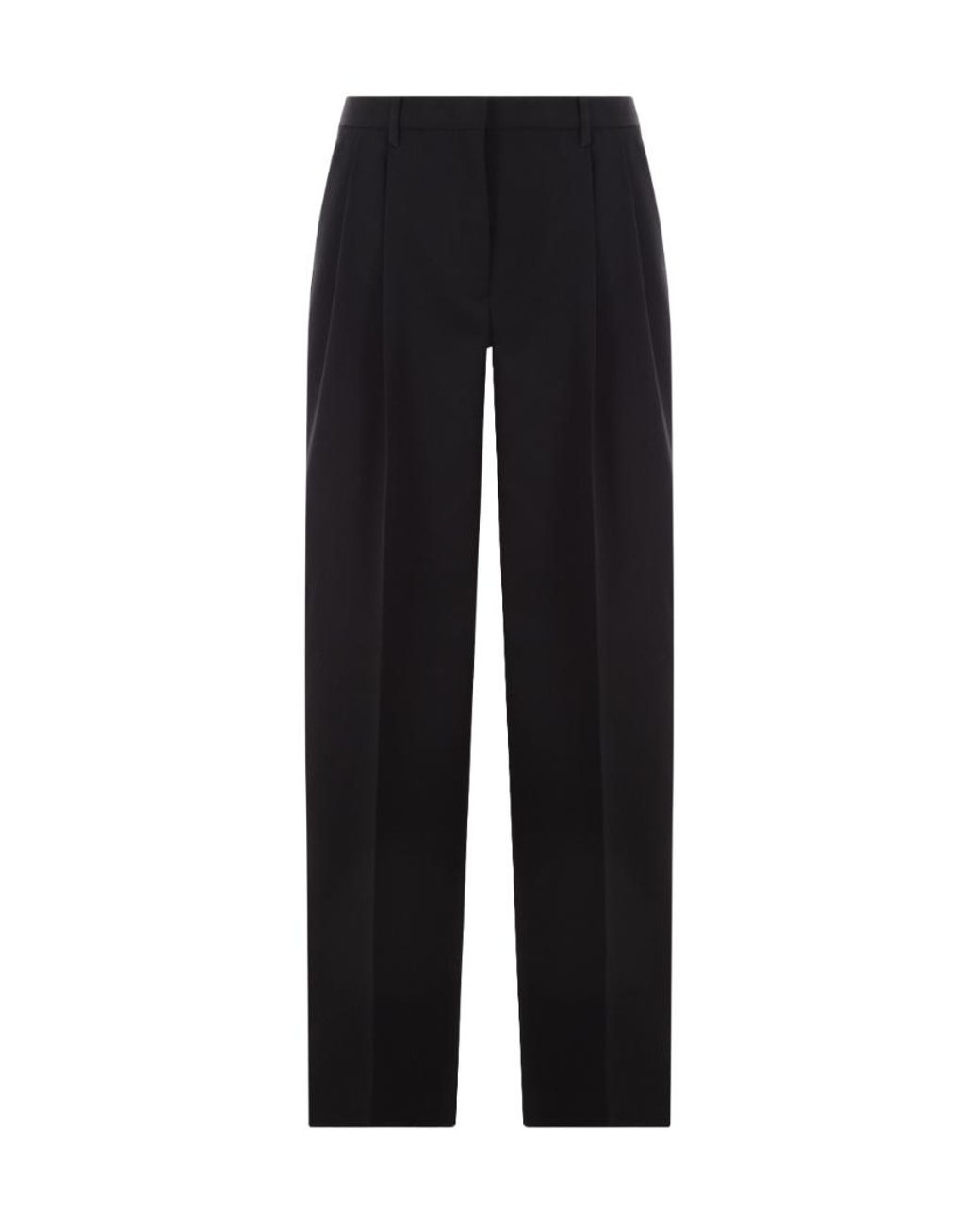 Jil Sander Black Jill Sander High-Waisted Belted Trousers