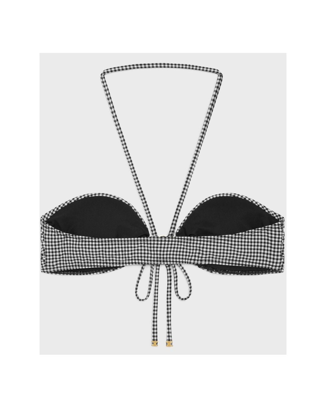 Céline Metallic Triomphe Balconette Top