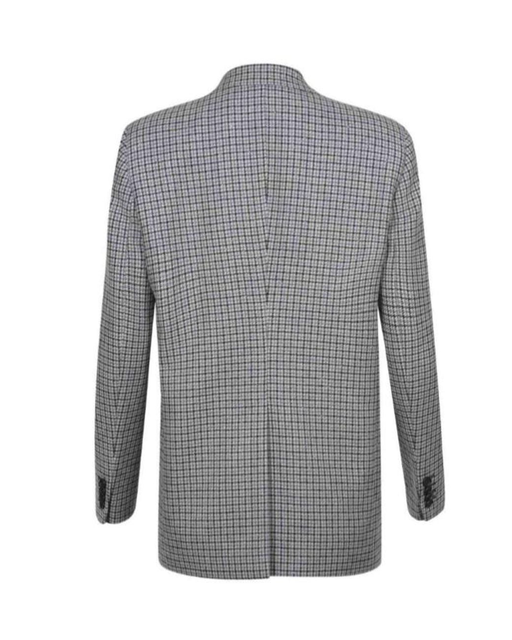 Tagliatore Gray Long-Sleeved Suit Jacket