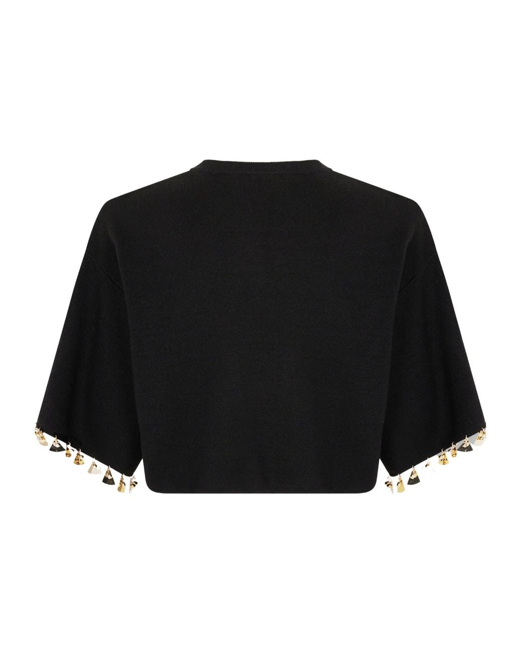 Rabanne Black Crop Jumper