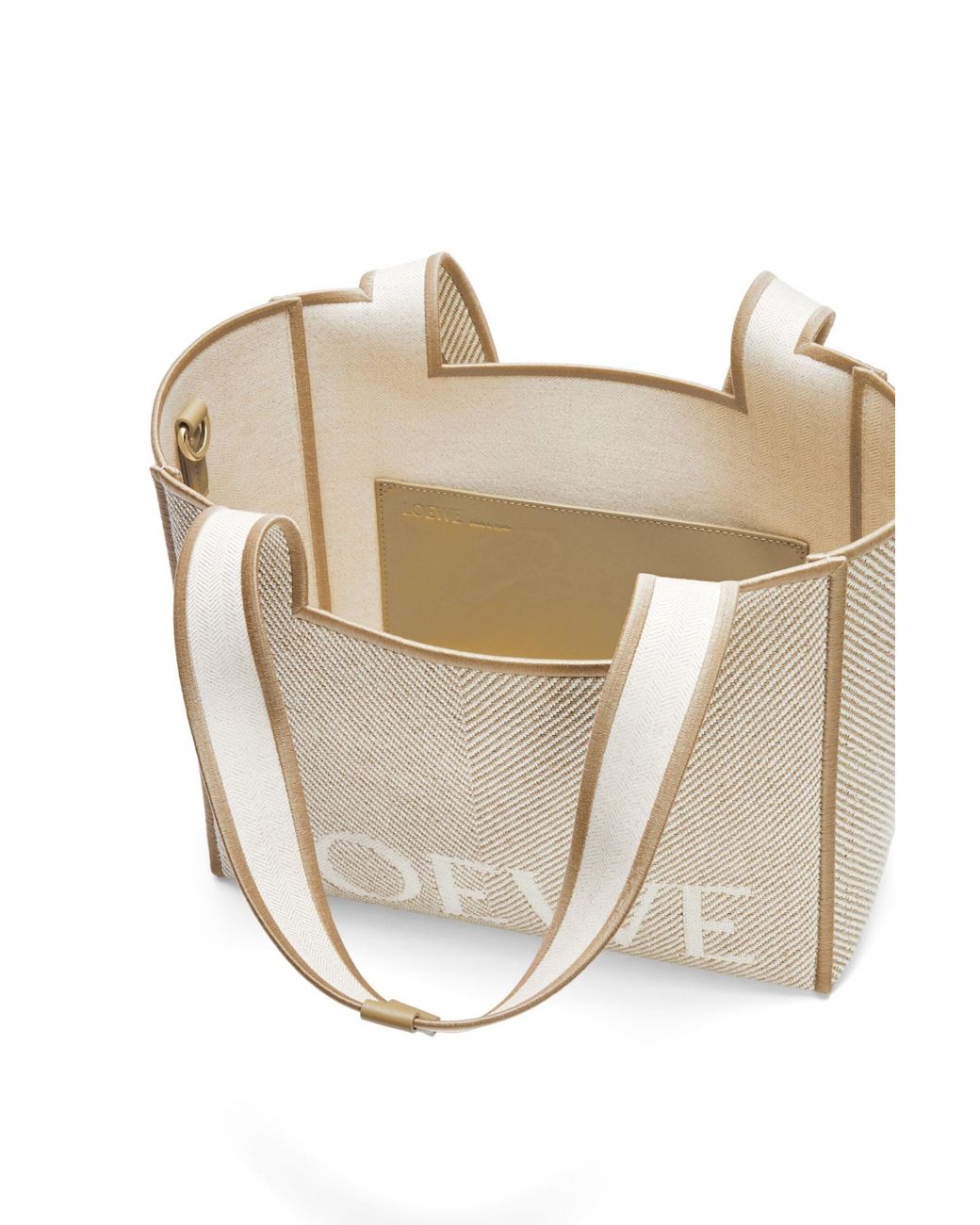 Loewe Natural Logo Jacquard Medium Tote Bag
