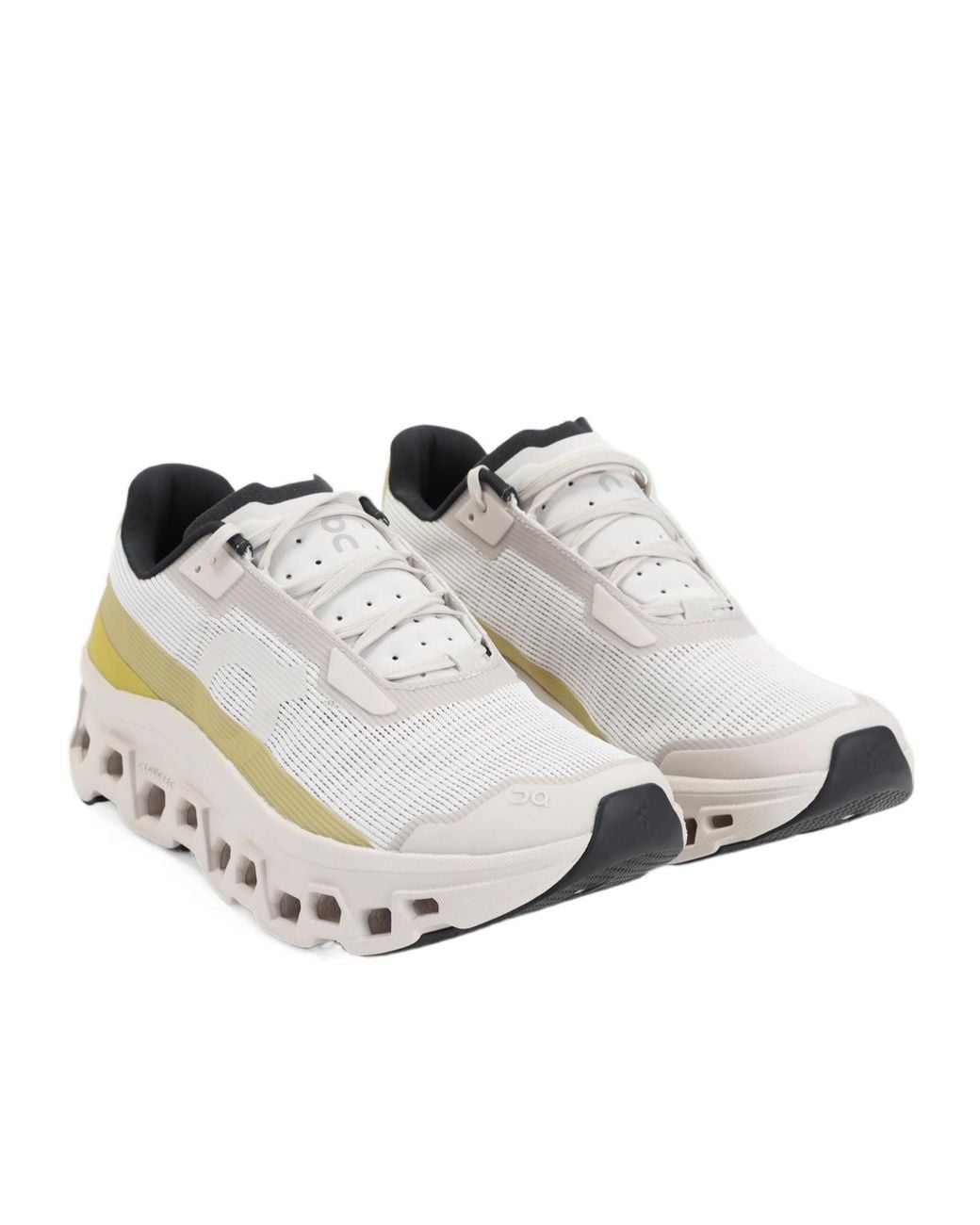 On Shoes White Cloudmonster Void Lace-Up Sneakers for men