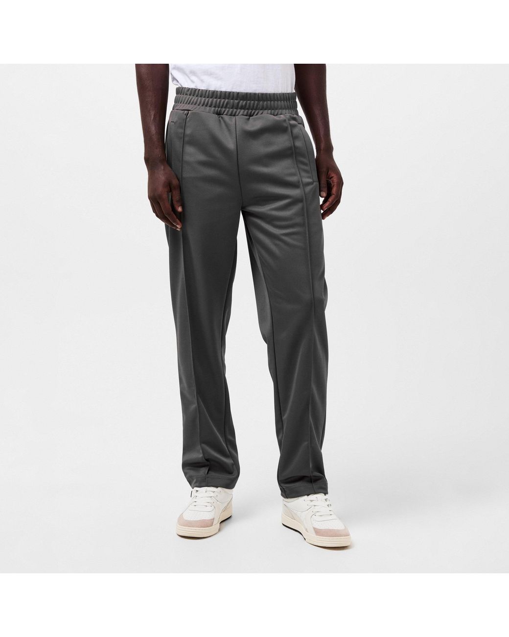 Palm Angels Gray Straight-Leg Track Pants for men
