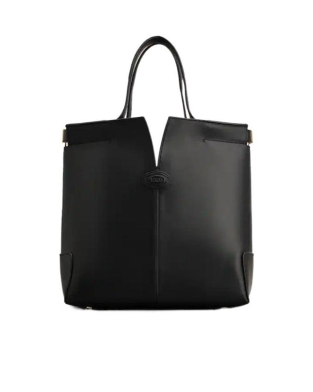 Tod's Black Di Bag Folio Small Top Handle Bag