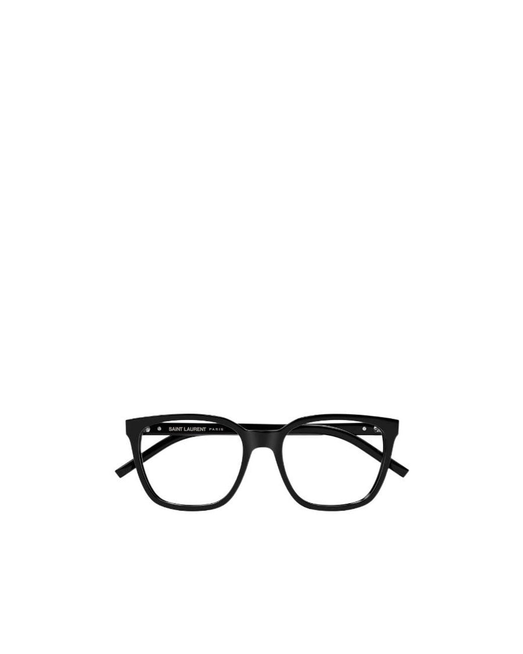 Saint Laurent White Eyewear Square Frame Glasses for men