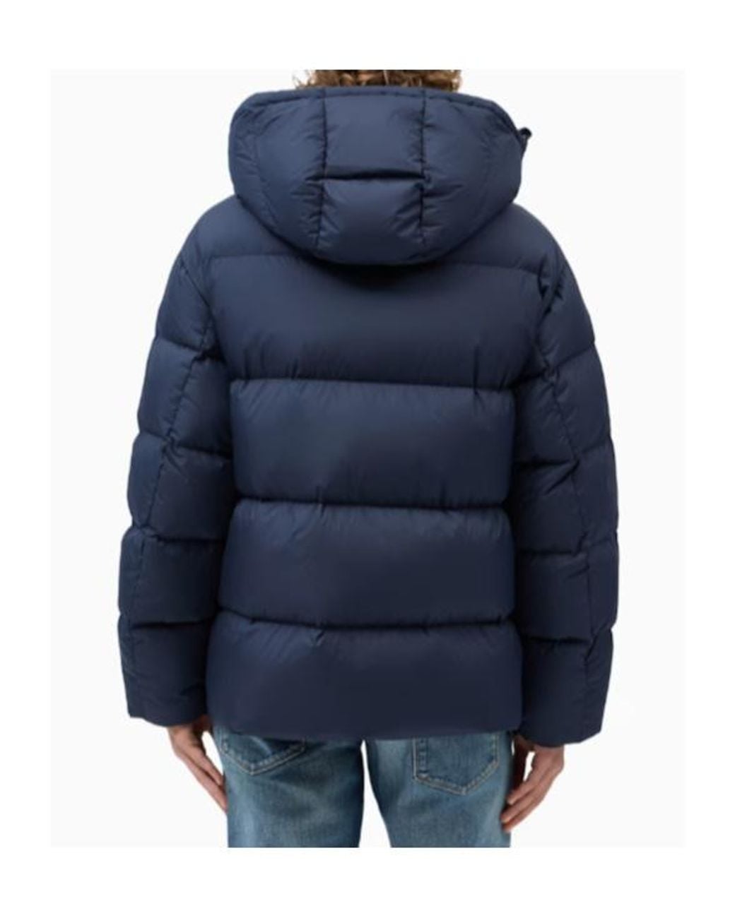 Emporio Armani Blue Down Jacket for men