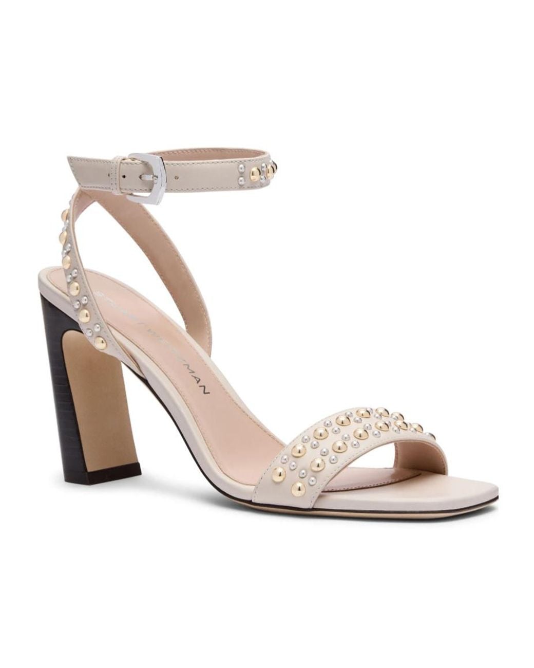 Stuart Weitzman White Perry Sandal 85