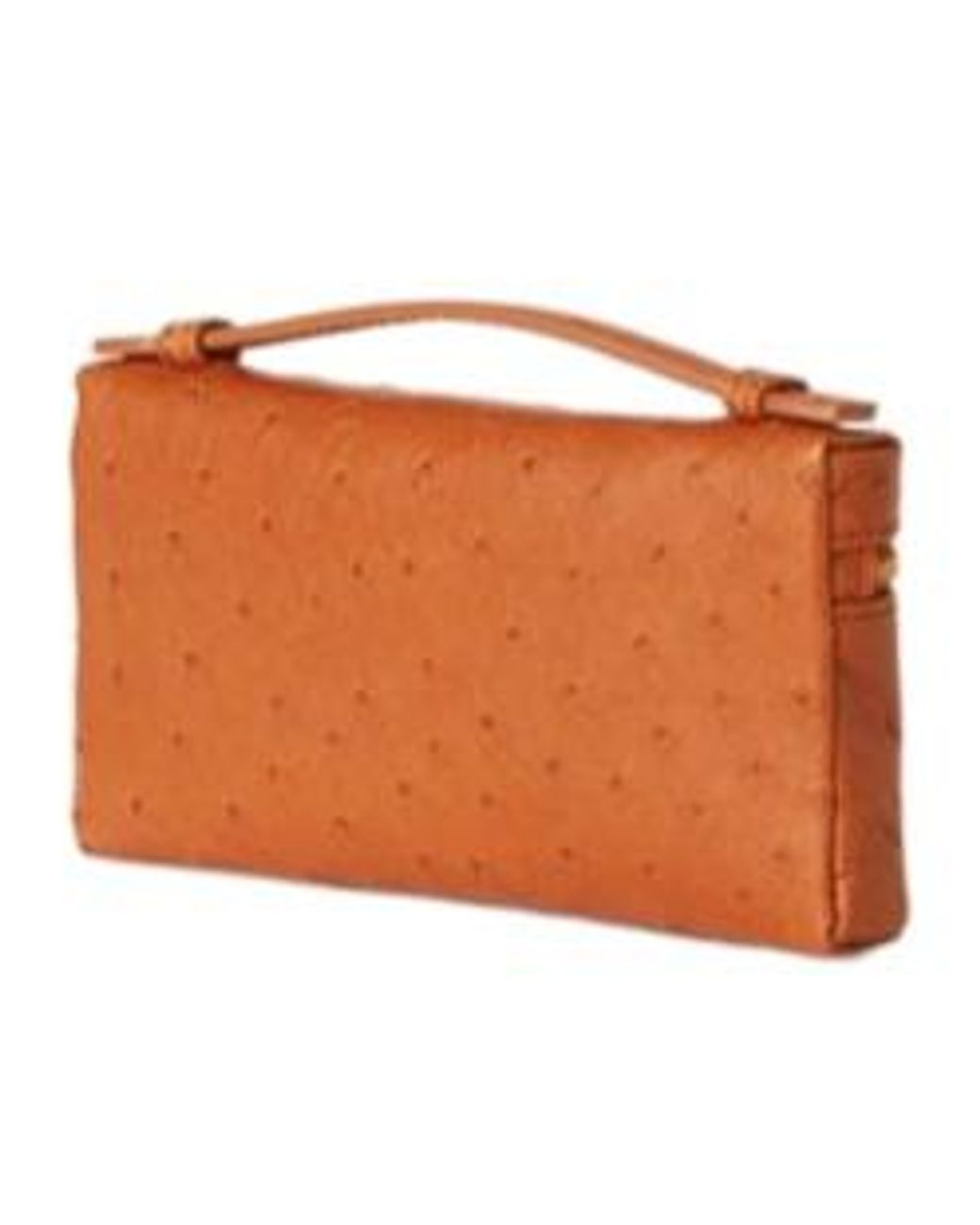 Loro Piana Orange Extra Pocket Mini Pouch