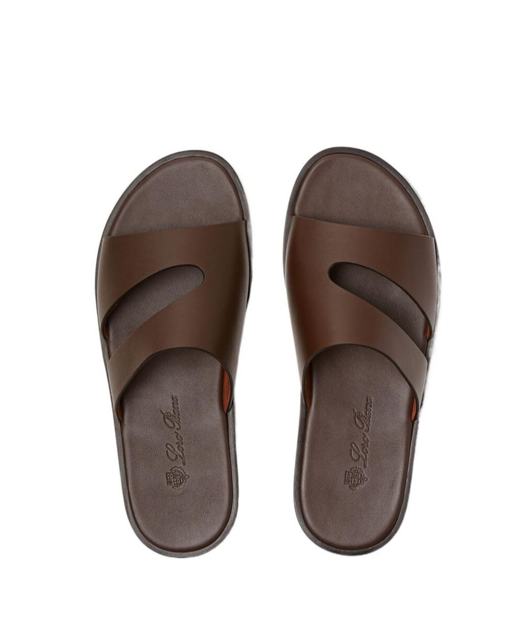 Loro Piana Brown Pilat Plain Walk Sandal for men