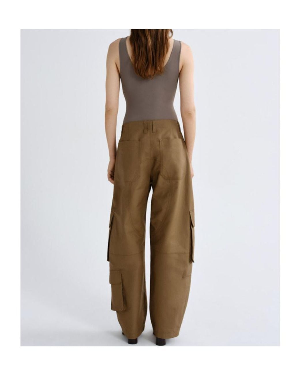 Agolde Green Ambika Utility Pant (Sateen)