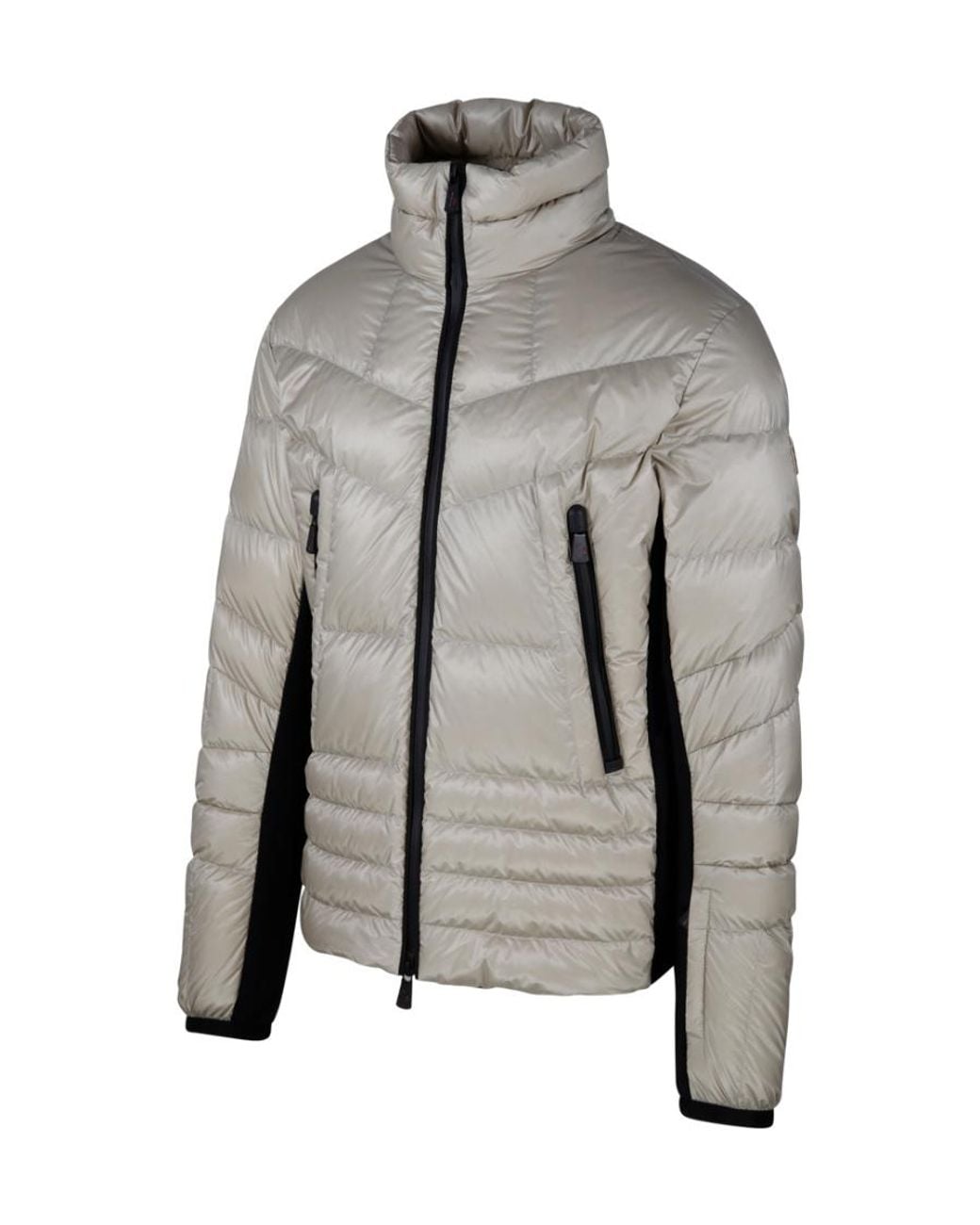 Moncler Gray High-Waist Padded Jacket for men