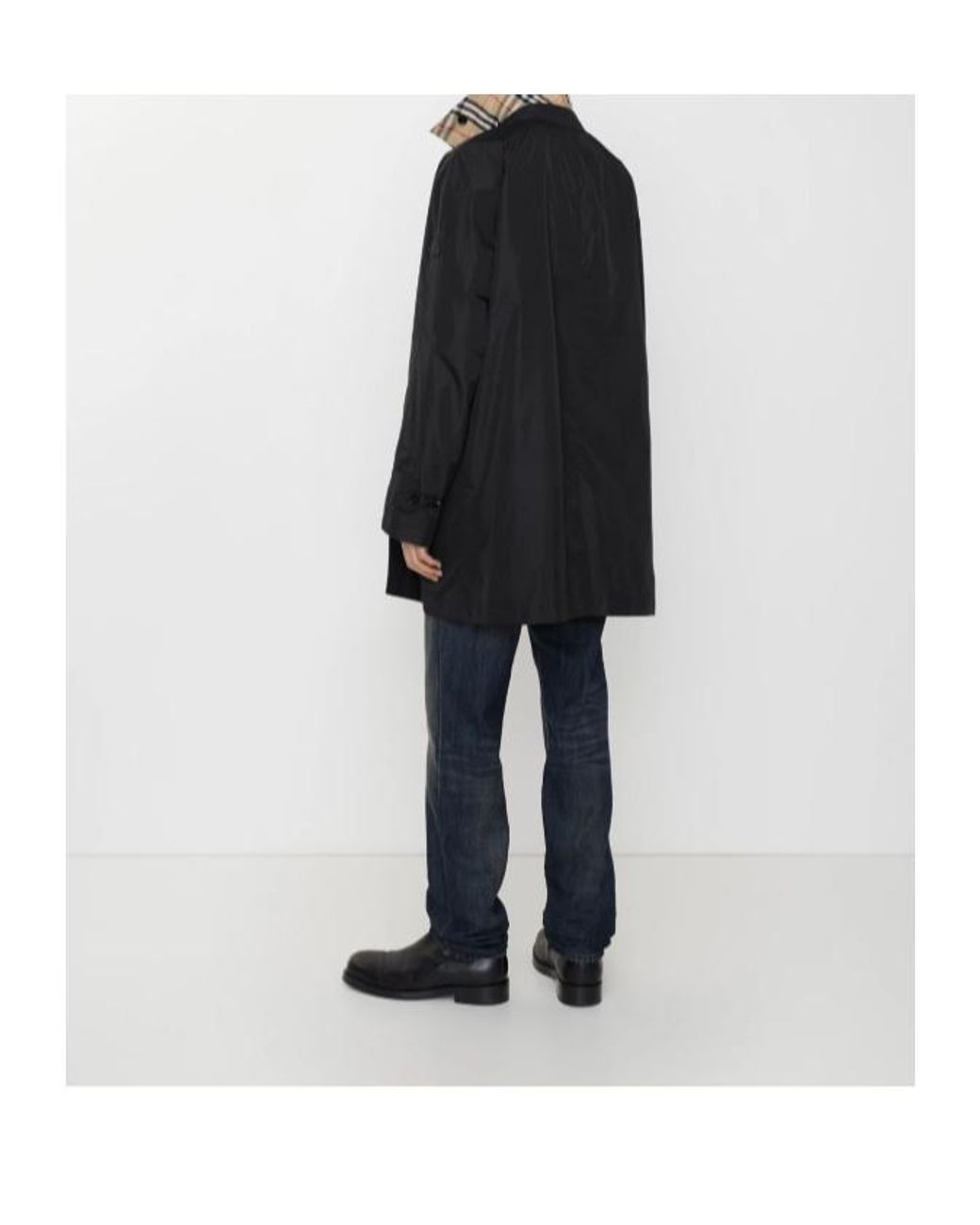 Burberry Black Ridgewood Car Coat for men